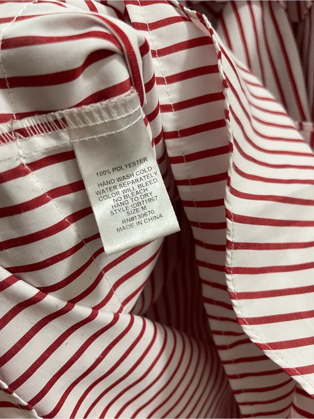 LULUS Red and White Striped Ruffle Tiered over under the Shoulder Dress Medium